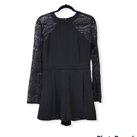 Adelyn rae long sleeve romper - Picture 2 of 14